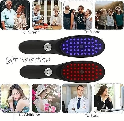 Hair Growth Brush with Steam & Vibration