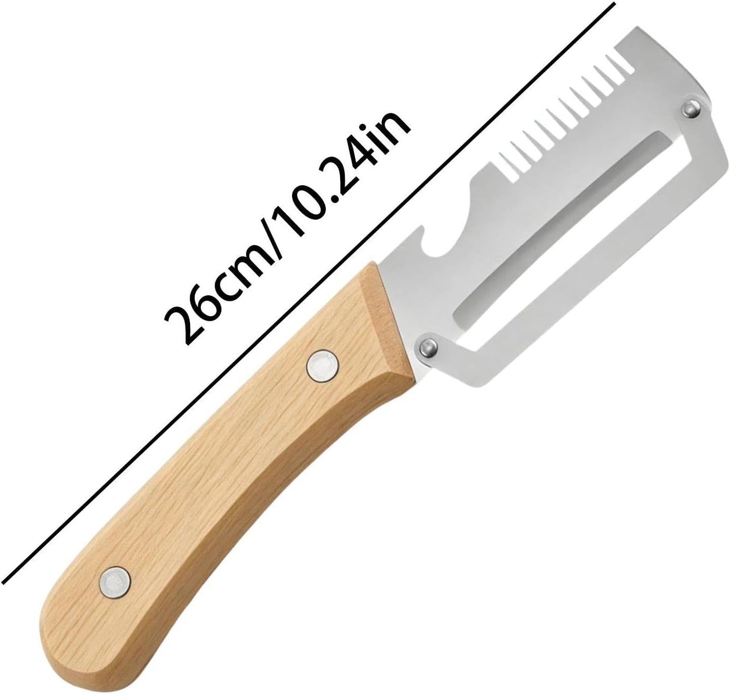 Premium Stainless Steel Multi-Functional Handheld Peeler