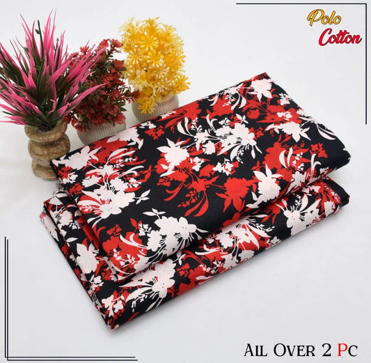 POLO COTTON PRINTED 2PC [ SALE OFFER ] PC-26