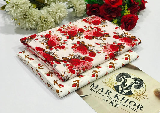 POLO COTTON PRINTED 2PC [ SALE OFFER ] PC-28