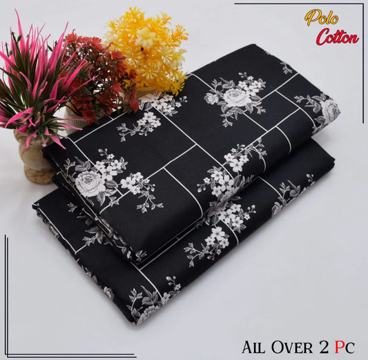 POLO COTTON PRINTED 2PC [ SALE OFFER ] PC-29