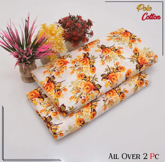 POLO COTTON PRINTED 2PC [ SALE OFFER ] PC-38