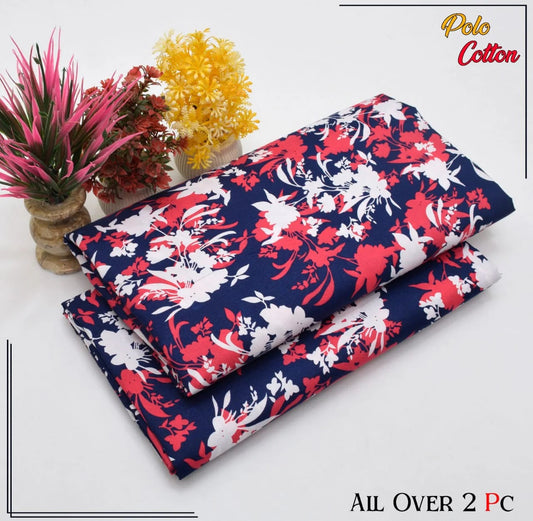 POLO COTTON PRINTED 2PC [ SALE OFFER ] PC-40
