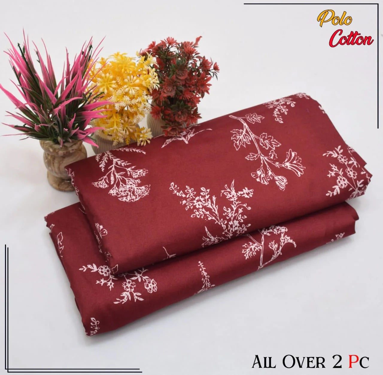 POLO COTTON PRINTED 2PC [ SALE OFFER ] PC-43