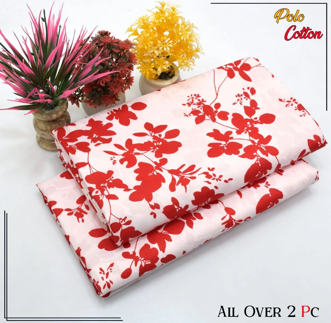 POLO COTTON PRINTED 2PC [ SALE OFFER ] PC-47