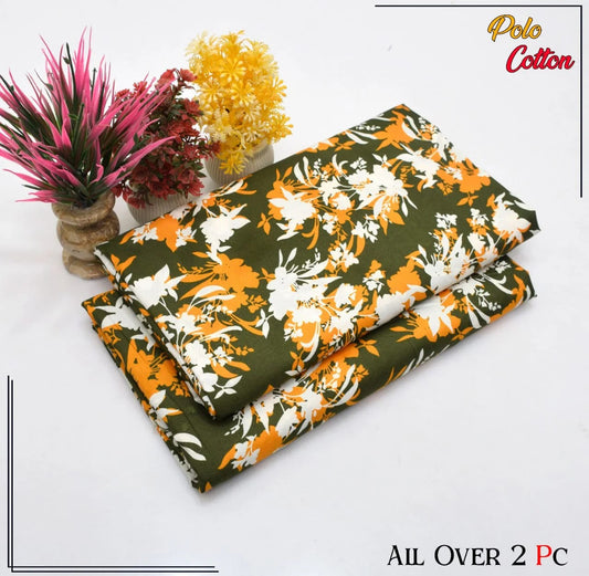 POLO COTTON PRINTED 2PC [ SALE OFFER ] PC-48