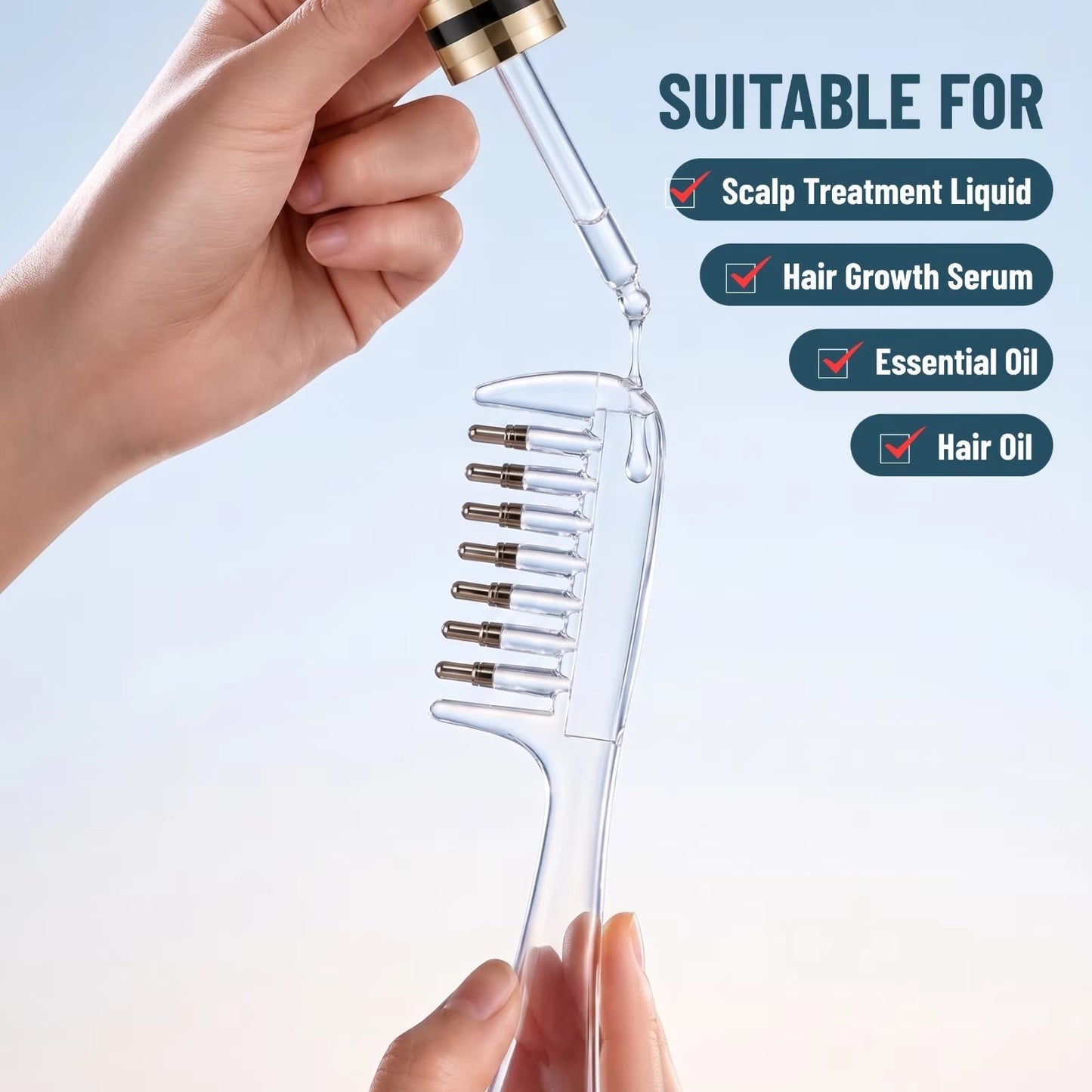 2 in 1 Scalp Massage & Hair Care Combo