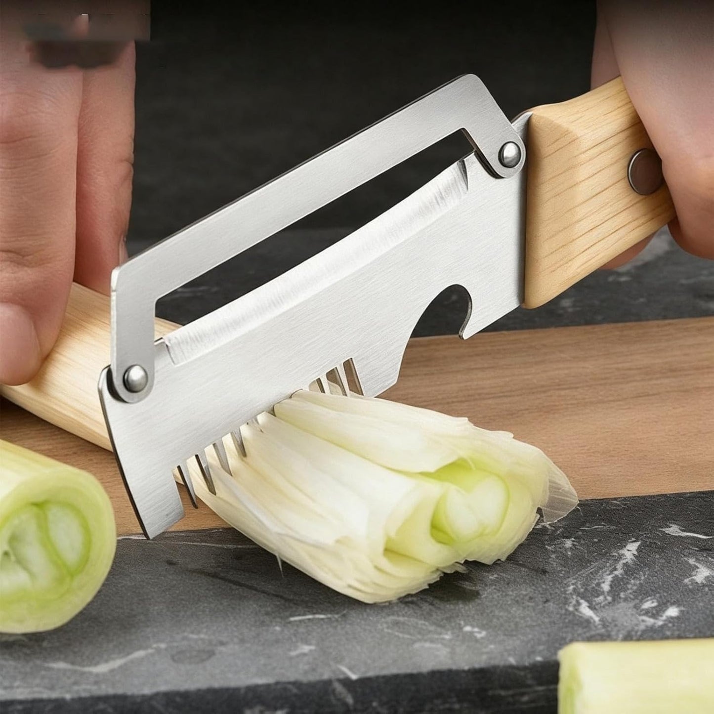 Premium Stainless Steel Multi-Functional Handheld Peeler