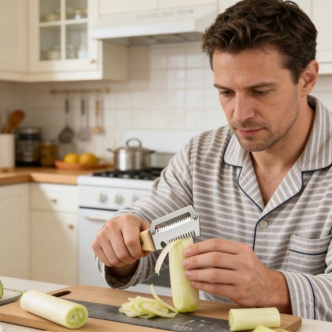 Premium Stainless Steel Multi-Functional Handheld Peeler