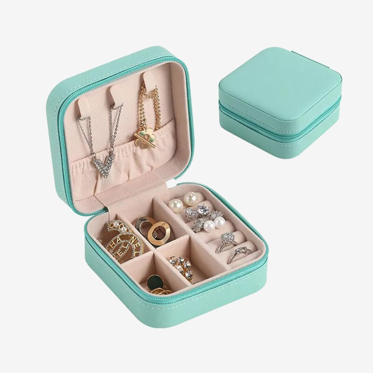 Jewelry Organizer Box - Portable Jewelry Box